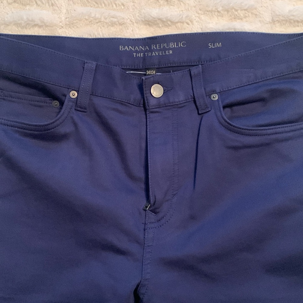 Banana Republic slim traveler pants